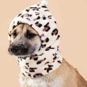 Resim Ayarlanabilir İpli Rahat Örgü Köpek Şapkası - Büyük Irklar İçin Sıcak Evcil Hayvan Kapağı, Tüm Mevsimler İçin Mükemmel Evcil Hayvan Şapkası 