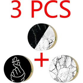 Resim GongtuShop A1613A975A1587 Stili 3 Adet Metal Levha Levha Mıknatıs Cep Telefonu Tutucu Için Manyetik Araç Telefonu Standı Sahipleri Supporto Selüloz Oto Evrensel (Yurt Dışından) 