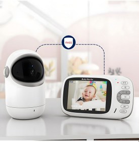 Resim Vb802 360 Akıllı Bebek Kamerası, Bebek Telsizi, 2 Yönlü Konuşma 