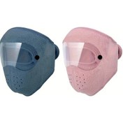 Resim Willowhaven Mavi Pembe 2li Kışlık Yüz Maskesi Ayarlanabilir Bantlı Bütün Yüz Koruma Mavi+pembe 