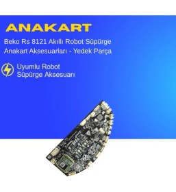 Resim Ümit Maker Beko Rs 8121 Akıllı Robot Süpürge Anakart Aksesuarları - Yedek Parça 