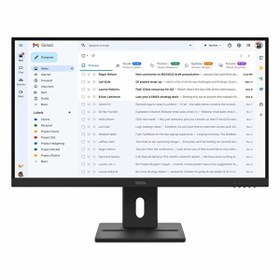 Resim Lenovo ThinkVision E27-40 64BCMAT4TK 27" 100Hz 4Ms VGA+HDMI+DP FullHD IPS Pivot Vesa Monitör 