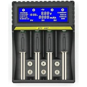 Resim Çok Fonksiyonlu Pil Şarj Cihazı 18650 Lityum İyon Pil Nikel Metal Hidrit Nikel Kadmiyum Aa Aaa 9v Pil Şarj Cihazı Lcd Ekranlı Akıllı Şarj Cihazı Fg 