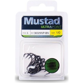 Resim Mustad Treble 3x Strong 36329np-bn Olta İğnesi 