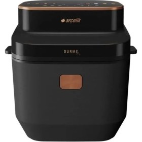 Resim Arçelik FR 9374 Gurme Steamfry® Az Yağlı Fritöz Şık Siyah Tasarım ve Kullanışlı Özellikler 