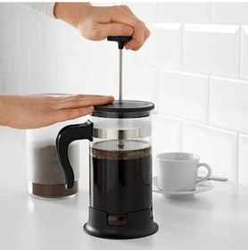 Resim Sumuhome Upphetta French Press Paslanmaz Çelik Siyah 1 Lt Siyah 