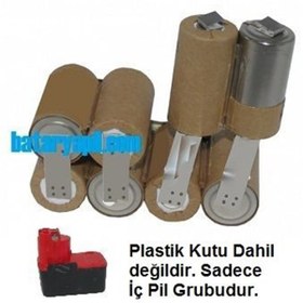 Resim Bosch 9.6V Batarya için 2400Mah Pil Grubu 