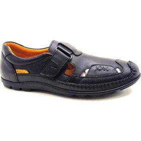 Resim Luis Figo 4420 % Yüz Hakiki Deri Erkek Yazlık Anatomik Aykkabı 