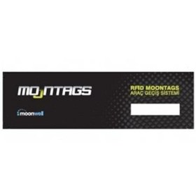 Resim Moonwell Araç Otopark Giriş Etiketi Rfıd Moontags 10 Adet 