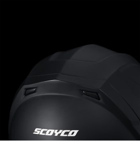 Resim Scoyco Shadow 869 Full Face Motosiklet Kaskı Sİyah 