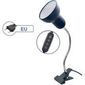 Resim Vkemall Uva+uvb Zamanlayıcılı Sürüngen Isıtma Lambası, Büyük Başlık Ve Uzun Ayak İle Kaplumbağa Ve Kertenkeleler İçin. 