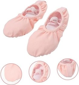 Resim BESPORTBLE 1 Çift Dans Ayakkabıları Deri Tabanlar Dans Ayakkabıları Yoga Ayakkabıları Bale Dansçısı Çorapları Dans Ayakkabıları Terlik Kız Daireler Çocuk Çorapları Yürümeye Başlayan Bale 