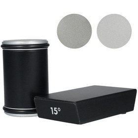 Resim Lemestar Rolling Bıçak Bileme Seti - 2 Taşlama Bloklu Mutfak Bıçağı Sharpener 15 Ve 20 ,siyah 