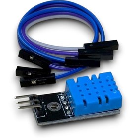 Resim Dht11 Sıcaklık Ve Nem Sensör Modülü - Kablolu 