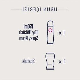 Resim Hassas Ciltler Için Tüy Dökücü Sprey Krem, 150 ml 
