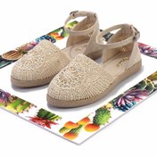 Resim Bambi Bej Kadın Espadril K01823251416 