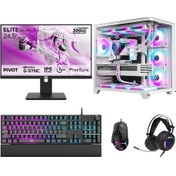Resim Dragos DRX7810 R7-5700X 32 GB 1 TB NVMe 12 GB RTX5070 24.5" Free Dos Masaüstü Oyuncu Bilgisayarı 