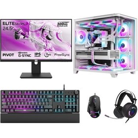 Resim Dragos DRX7810 R7-5700X 32 GB 1 TB NVMe 12 GB RTX5070 24.5" Free Dos Masaüstü Oyuncu Bilgisayarı 