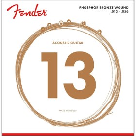 Resim Fender 60M Phosphor Bronze Akustik Gitar Teli (13-56) 