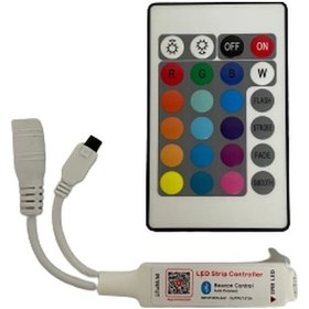 Resim Doraled Tuya Destekli Bluetooth Kontrollü RGB Şerit Led Kontrol Cihazı 5-24V 