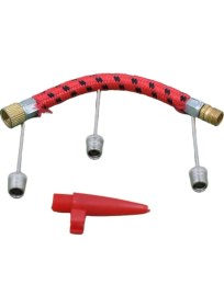 Resim İlk El Grup Ieg™ Pompa Iğne Başlık Seti Top Bisiklet Lastiği Şişirme Iğneleri () 