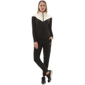 Resim Skechers W Micro Collection Colorblock Suit Kadın Eşofman Takımı Siyah 