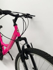 Resim Dorello Pembe Bisiklet, Pembe, 24 Jant, Önden Amortisörlü,155 cm Boya Uygun 