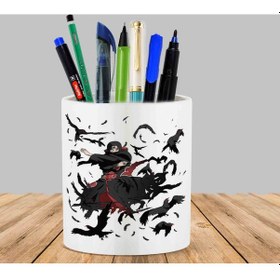 Resim Itachi Uchiha Kaktüs Sukulent Saksı Kalemlik 