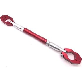 Resim Hightower Kırmızı 7/8'' 22mm Cnc Alüminyum Motosiklet Denge Çubuğu Güçlendirilmiş Gidon Uzatma 