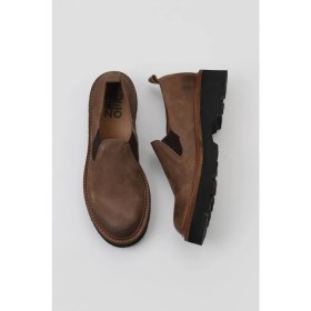 Resim Bueno Shoes Kahverengi Nubuk Kadın Loafer 01WV9903 