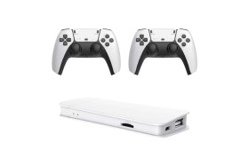 Resim Derin Stok 2.4 Ghz Oyun Konsolu Çift Konsol 4K Hd Game Stick 
