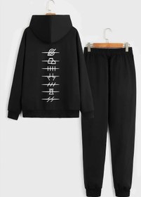 Resim DAXİS Sportwear Company Baskılı Unısex Kapüşonlu Eşofman Takım 