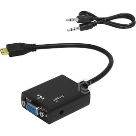 Resim Frısby FA-6672C Mini HDMI To VGA + Ses Dönüştürücü 