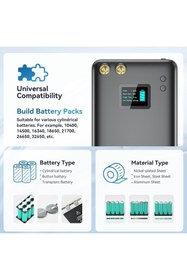 Resim Genel Markalar U2 EKRANLI ŞARJLI DC GÜÇLÜ PİL NOKTA PUNTA KAYNAK MAKİNESİ POWERBANK TAŞINABİLİR 7500 mah 