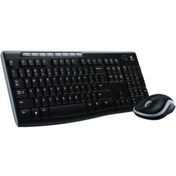 Resim logitech MK270 Kablosuz USB Alıcılı Türkçe Q Klavye Mouse Seti, Siyah 920-004525 