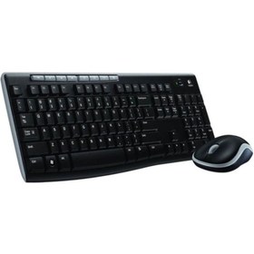 Resim logitech MK270 Kablosuz USB Alıcılı Türkçe Q Klavye Mouse Seti, Siyah 920-004525 