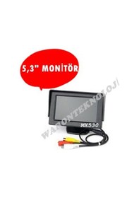 Resim Araç Geri Görüş Kamerası Monitörü 5 İnç 