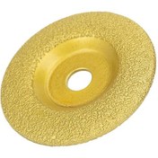 Resim Jeemson Demir Döküm, Paslanmaz Çelik Taşlama İçin El Fırçası Taşlama Diski, Elmas Malzeme, 100mm 4" Çap, 16mm Montaj Delikli 