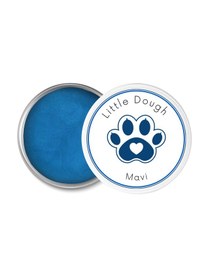 Resim 4'lü Doğal Oyun Hamuru 4 75gr - Kırmızı, Mavi, Turuncu, Pembe Çok Renkli 