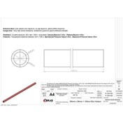 Resim IBRAS 65760 3 KAT POLYESTERLİ SİLİKON 28MM DÜZ HORTUM 1 MT 