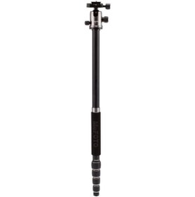 Resim Mefoto A2350Q2T Globetrotter Aluminum Travel Tripod Kit (Titanium) 