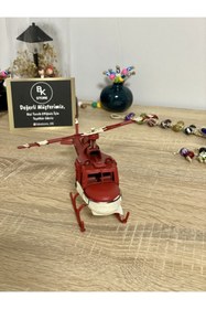 Resim MNK Home Dekoratif Metal Helikopter 