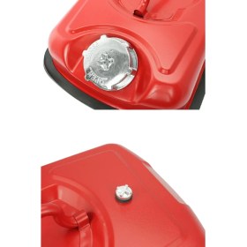 Resim Taşınabilir Yakıt Tankı Metal Benzin Bidonu Yatay 5 Litre 