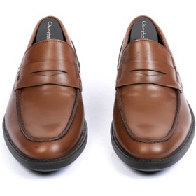 Resim oğuzhan ayakkabı Erkek Bağcıksız Taba Iç Dış %100 Yumuşak Deri Hafif Anatomik Ortopedik Rahat Şık Elegant Loafer 