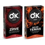 Resim Okey Prezervatif Zirve 10 Lu + Sıcak Temas 10 Lu 