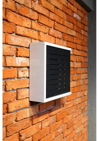 Resim Modem Saklama Kutusu Sürgülü Yana Açılır 35 X 35 Çizgili Siyah 