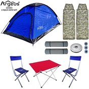 Resim Argeus Basic 2 Kişilik Kamp Çadır Seti 