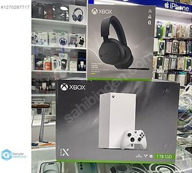 Resim Xbox Series X 1 TB Beyaz SIFIR - Wireless Headset-ÜCRETSİZ KURYE 