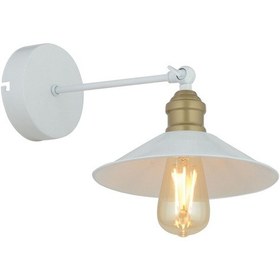 Resim Yekta Beyaz Duvar Lambası Yatak Odası-Yatak Başı-Banyo İçin Moder Beyaz 