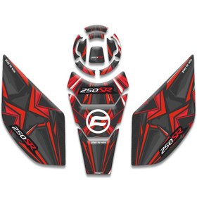 Resim CF MOTO 250 SR TANK PAD SET (2016/ 2023) UYUMLU 08 